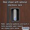 Salsbury Industries 3 Tier Designer Locker, 54"Wx76"Hx18"D, 9 Door, Mahogany 18-23368MAH - alternate 6